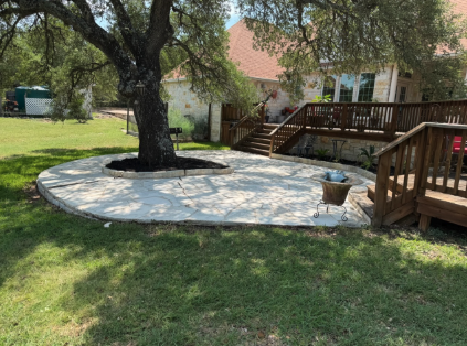 Flagstone Patio Restoration after pressure washing